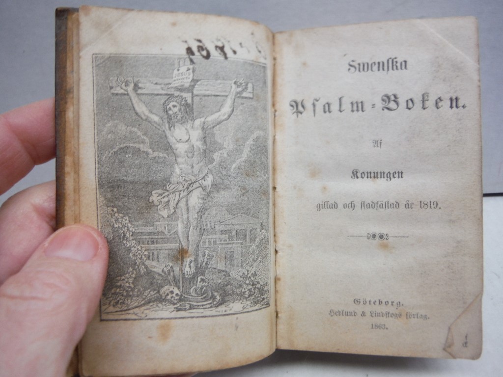 Image 2 of SWENSKA PSALMBOKEN AF KONUNGEN, GILLAD OCH STADFaSTAD ar 1819