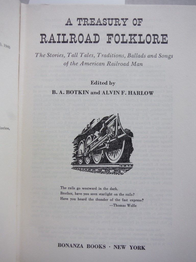 Image 1 of A Treasury of Railroad Folklore