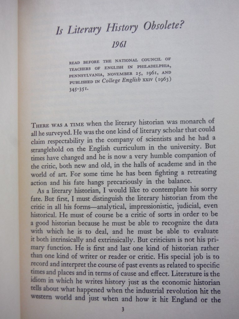 Image 2 of The third dimension;: Studies in literary history