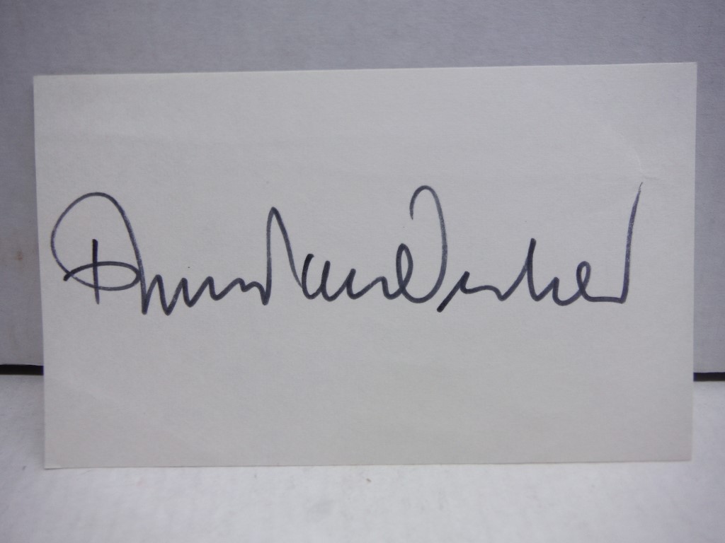 Image 0 of Autograph of Franz-Paul Decker, conductor.