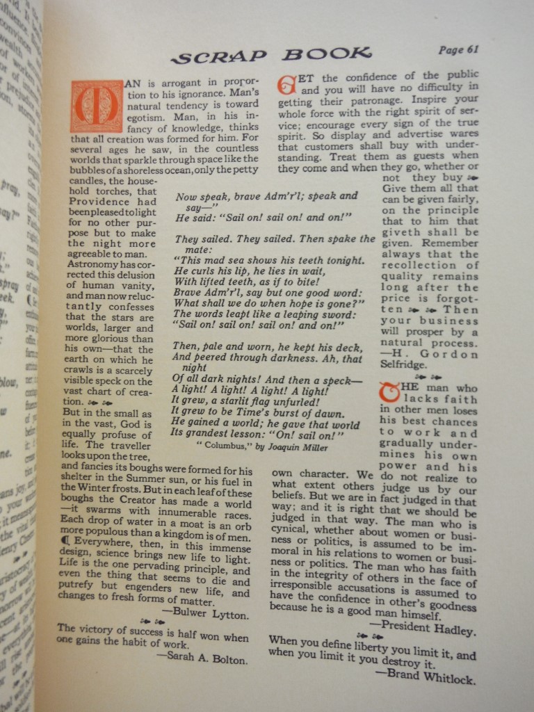Image 2 of Elbert Hubbard's Scrap Book &The Note Book of Elbert Hubbard (2 VOLUMES)
