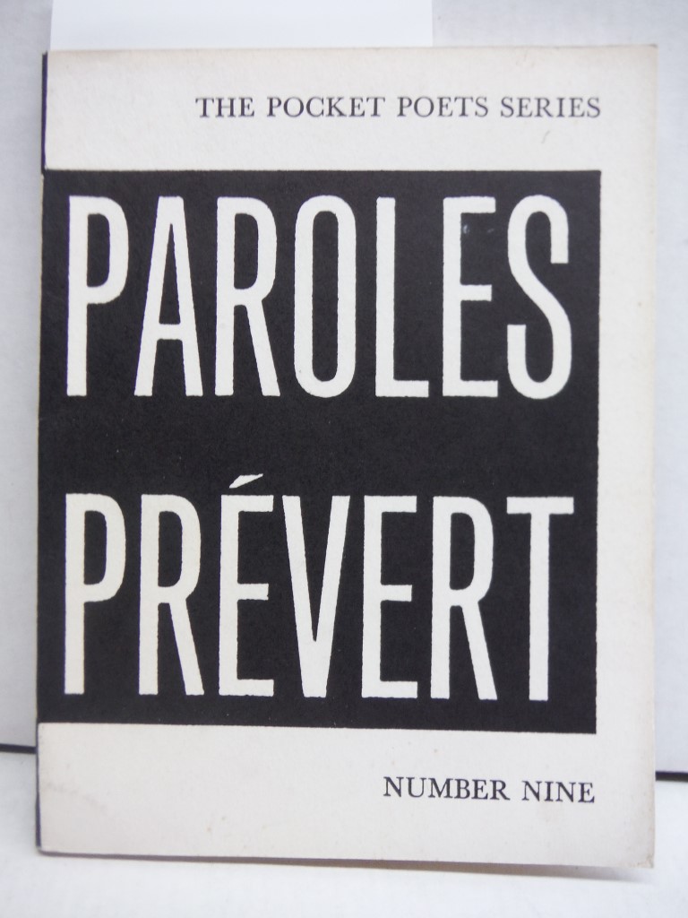 Paroles Prevert - Pocket Poet Series : 9