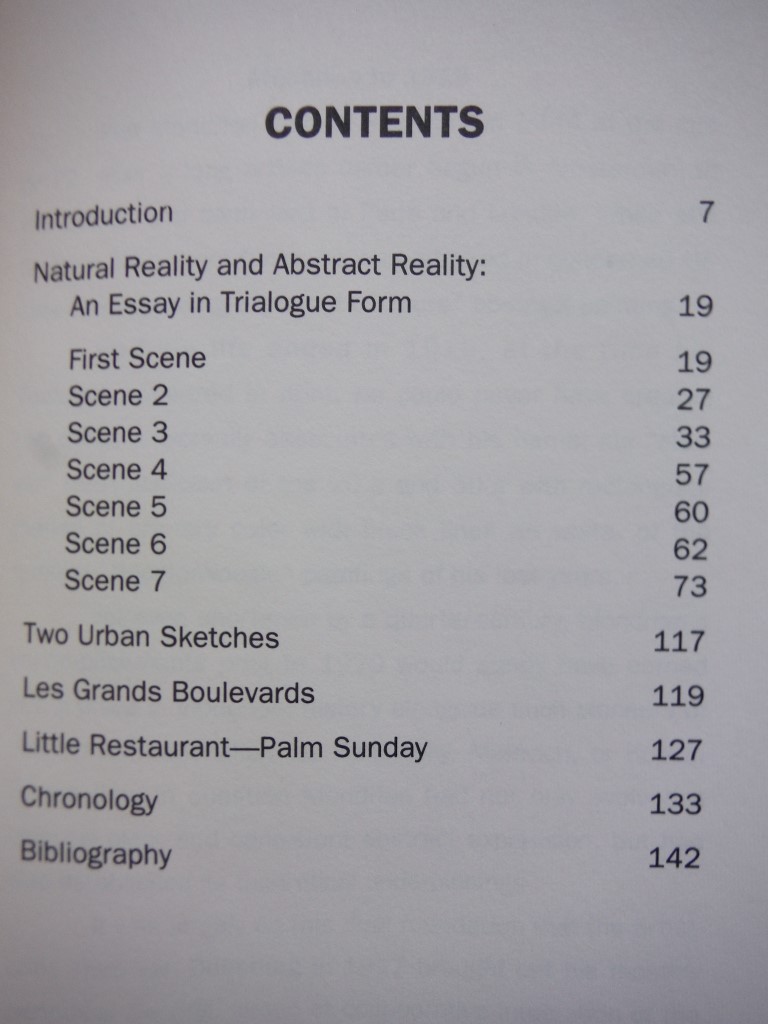 Image 1 of Natural Reality and Abstract Reality: An Essay in Trialogue Form (1919-1920)