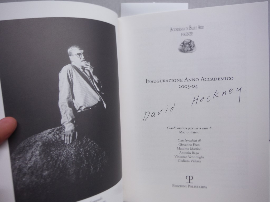 Image 1 of Inaugurazione Anno Accademico 2003-04. David Hockney
