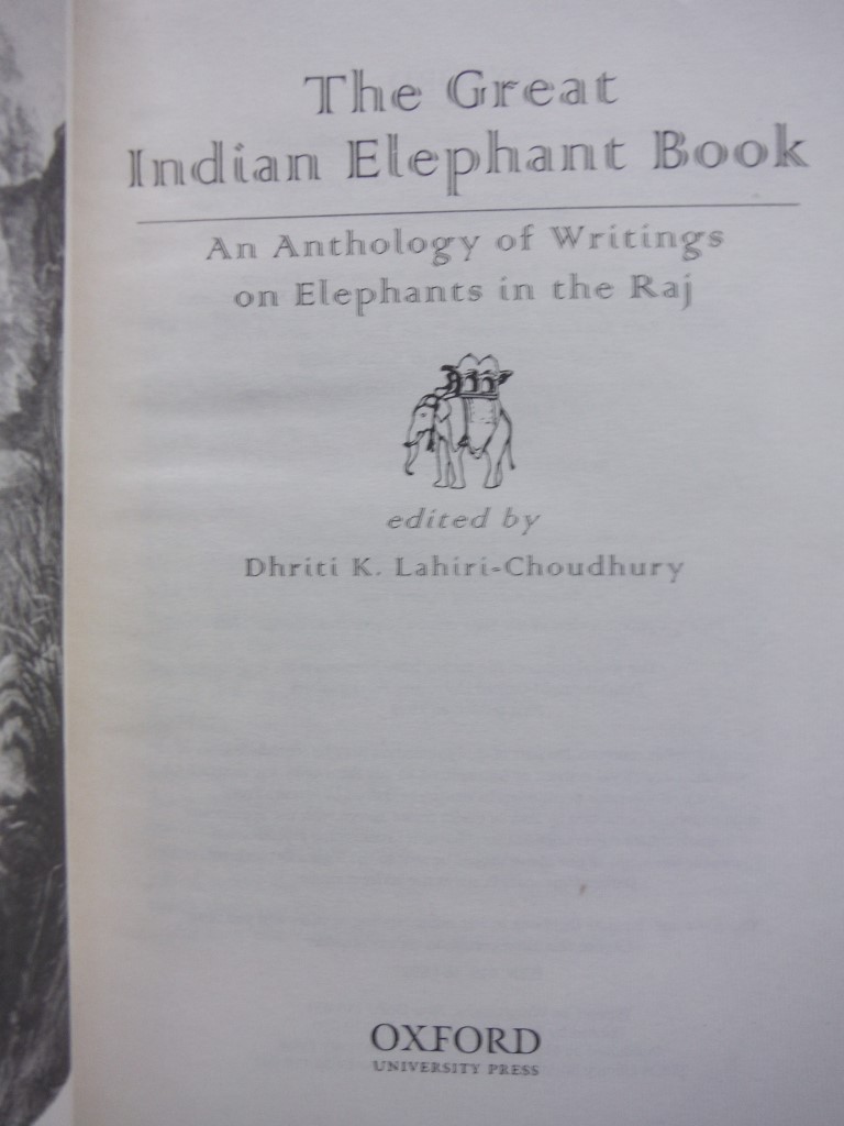 Image 1 of The Great Indian Elephant Book