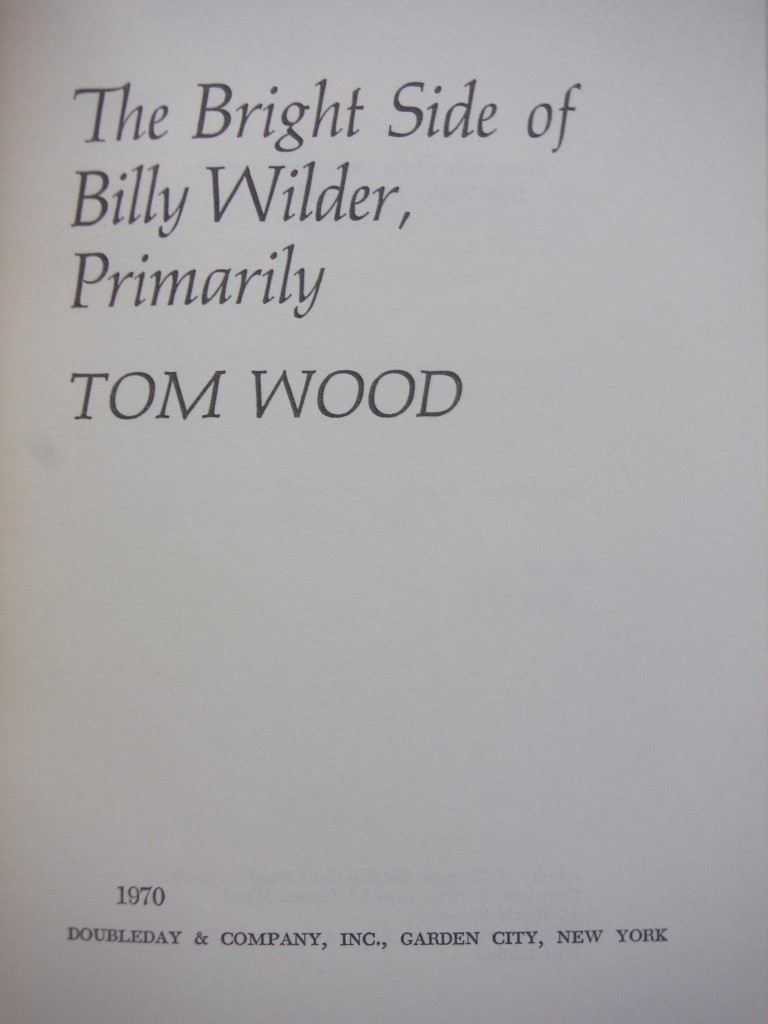 Image 1 of The bright side of Billy Wilder, primarily