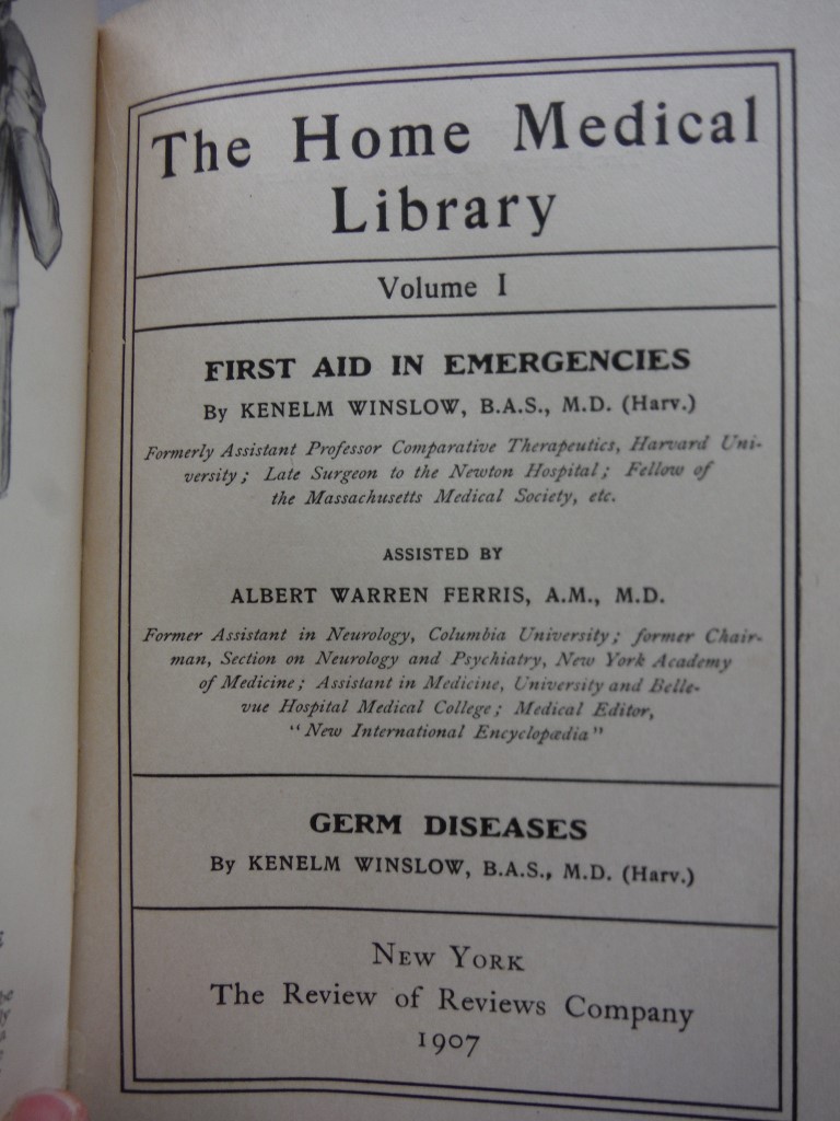Image 4 of The Home Medical Library, 6 volumes