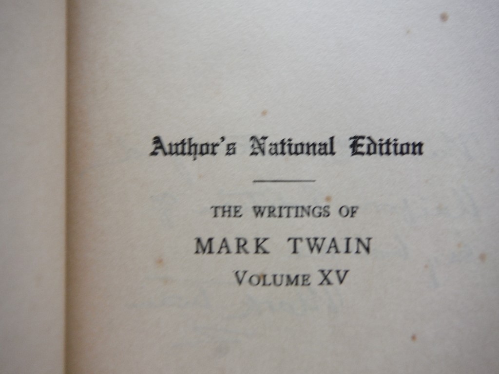 Image 3 of Set of 11 Mark Twain from 1917, Incomplete