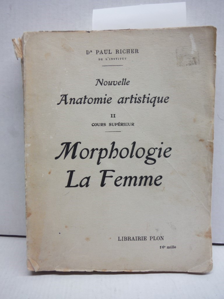 Nouvelle anatomie artistique II Cours Morphologie La Femme 