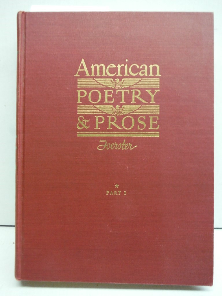 American Poetry and Prose Part 1