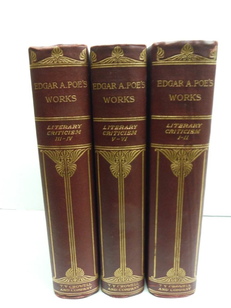 The Complete Works of Edgar Allan Poem  Literary Criticism [Incomplete 3 Volume 