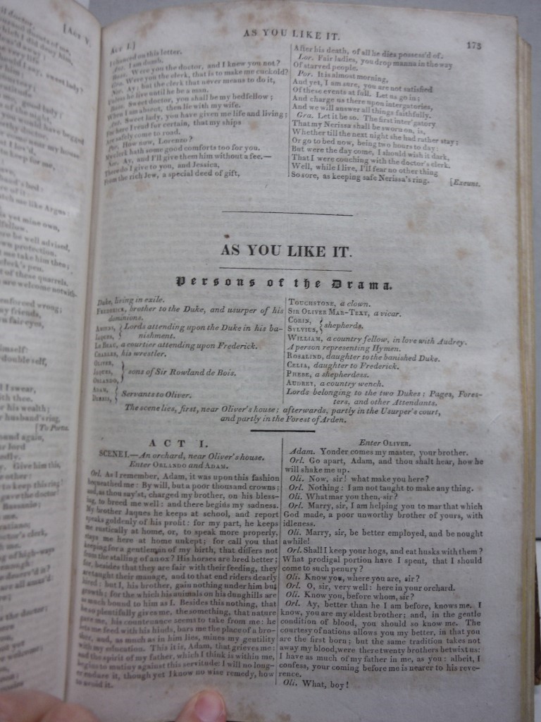 Image 3 of The Dramatic Works of Shakespeare, printed from the text of Samuel Johnson, Geor