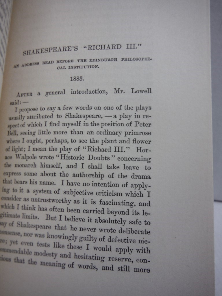 Image 3 of The Writings of James Russell Lowell in Prose and Poetry, Volume VII [7]: Latest