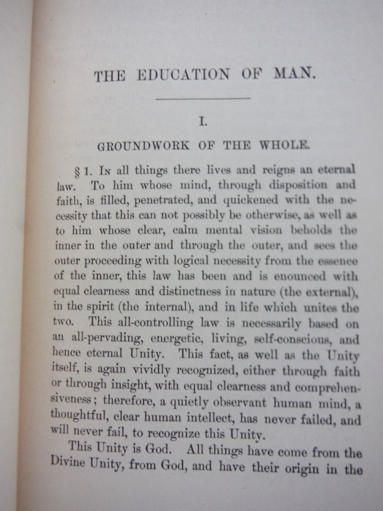 Image 3 of THE EDUCATION OF MAN