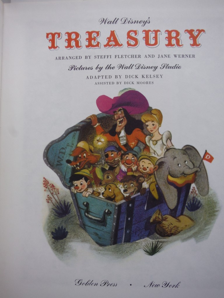 Image 1 of Walt Disney's Treasury: 21 Best-loved Stories (A Giant Golden Book)