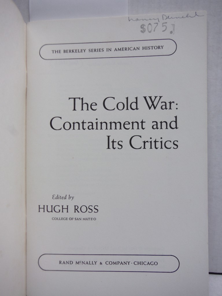 Image 1 of The Cold War: Containment and Its Critics