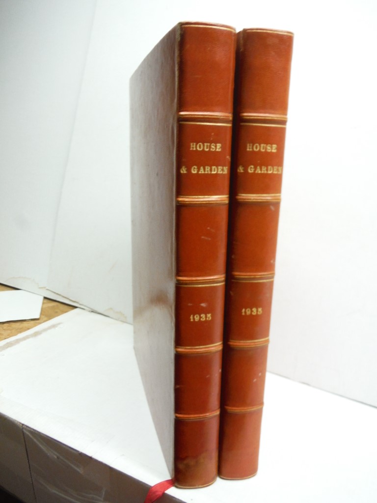 Image 1 of 2 Bound Volumes House and Garden 1935 Leather.