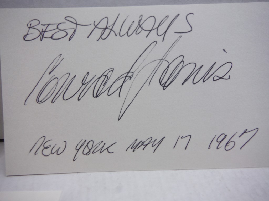 Image 2 of 5 autographs of Conrad Janis