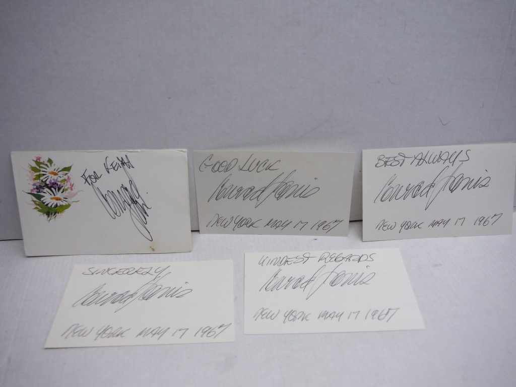 Image 0 of 5 autographs of Conrad Janis