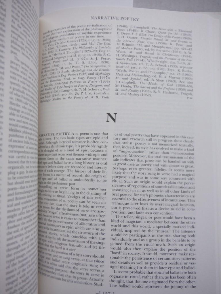 Image 3 of The Princeton Handbook of Poetic Terms (Princeton Legacy Library, 443)