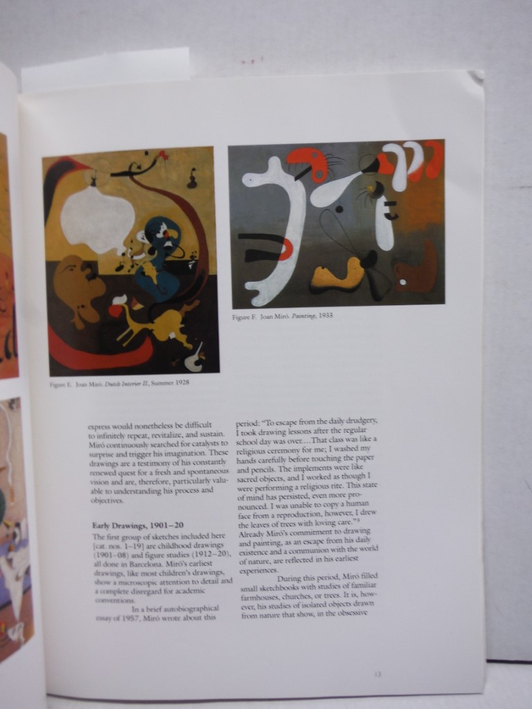 Image 1 of The captured imagination: Drawings by Joan Miro from the Fundacio? Joan Miro?, B