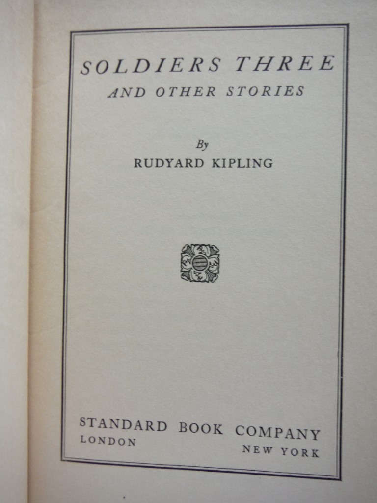 Image 1 of Soldiers Three and other stories