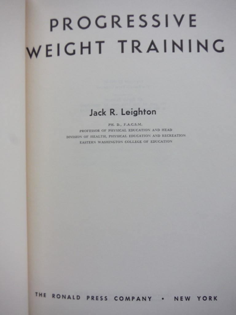 Image 1 of Progressive Weight Training