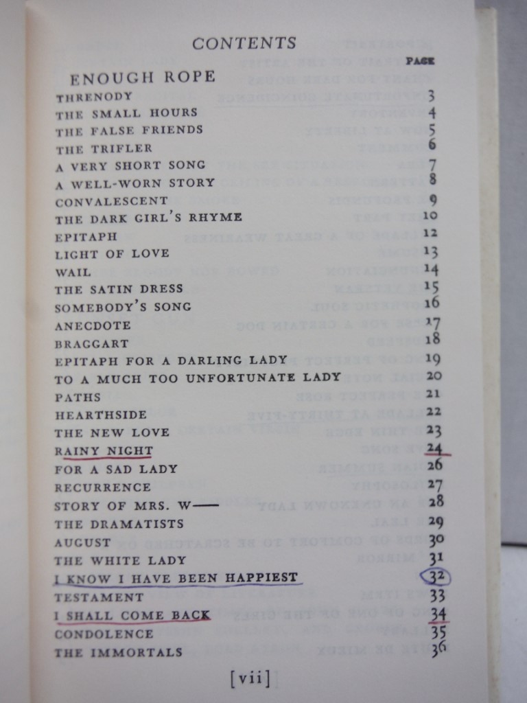 Image 1 of THE COLLECTED POETRY OF DOROTHY PARKER Modern Library No 237