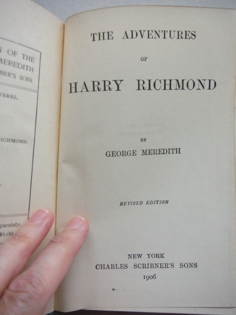 Image 2 of 4 HC volumes by George Meredith