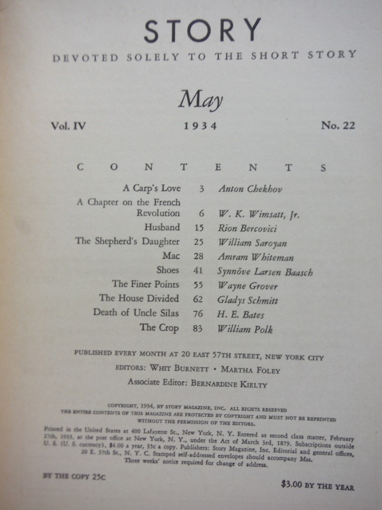 Image 1 of Story Devoted Solely to the Short Story July 1934 Vol. V No. 24
