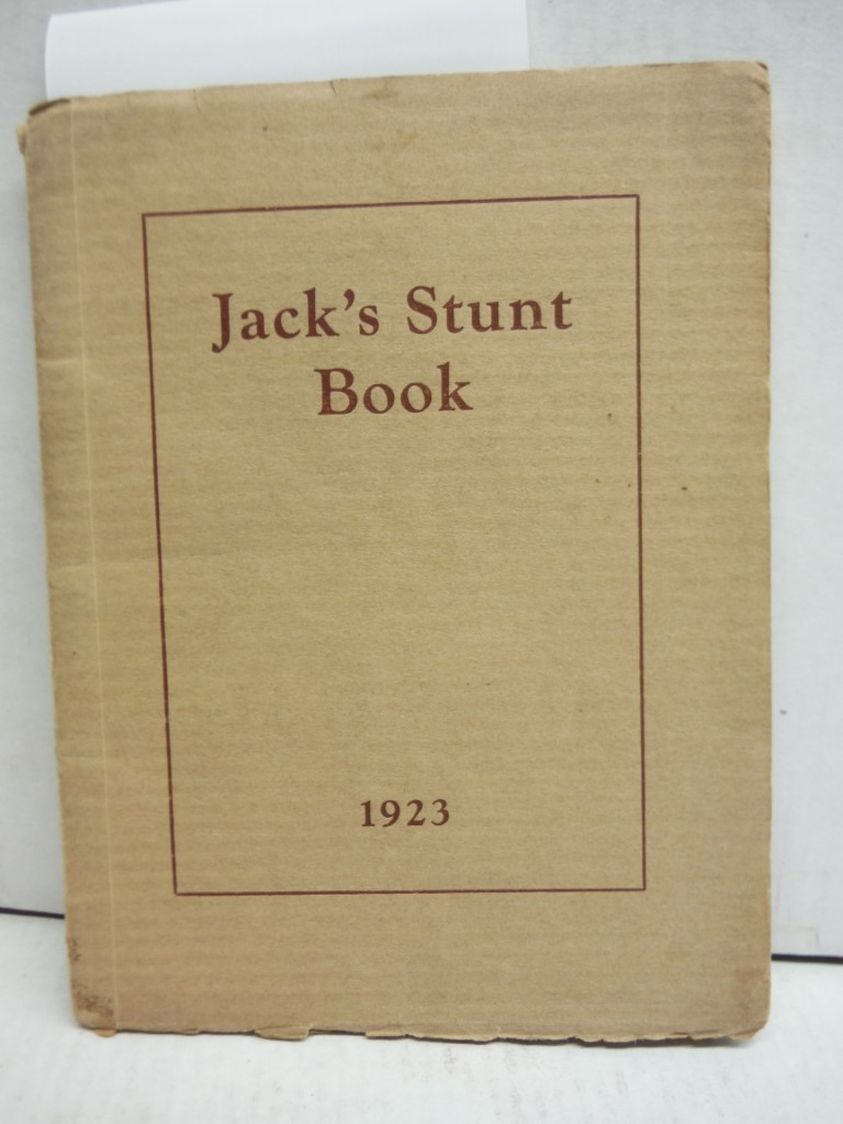 Jack's Stunt Book 1923