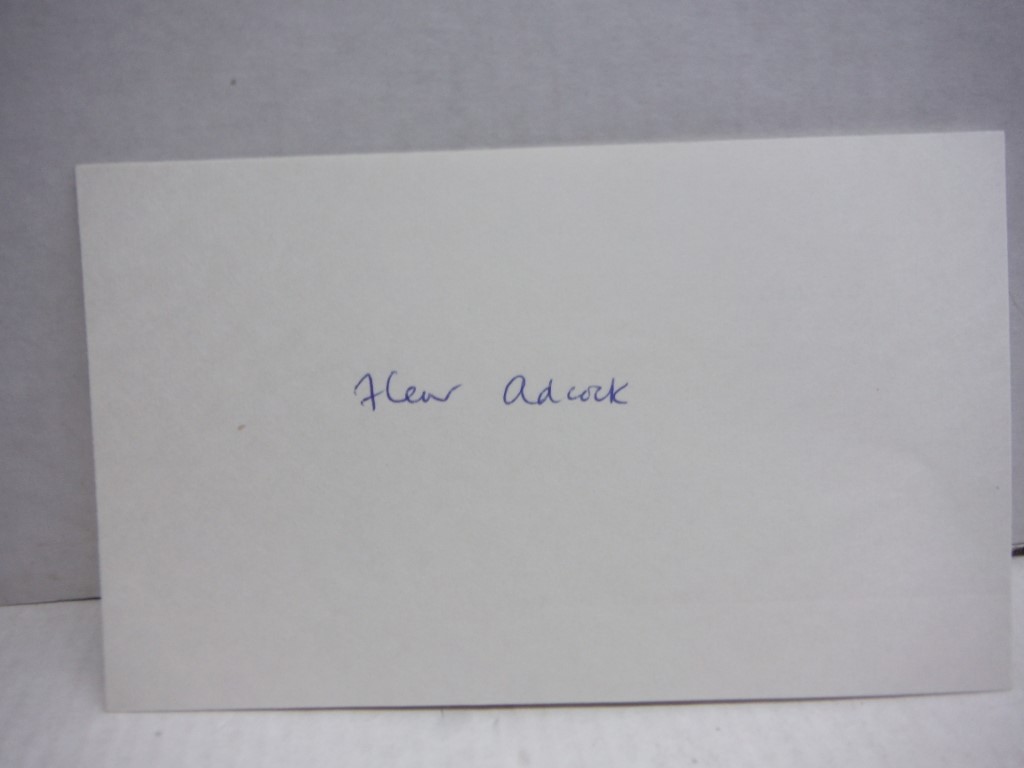 Image 0 of Autograph of Fleur Adcock