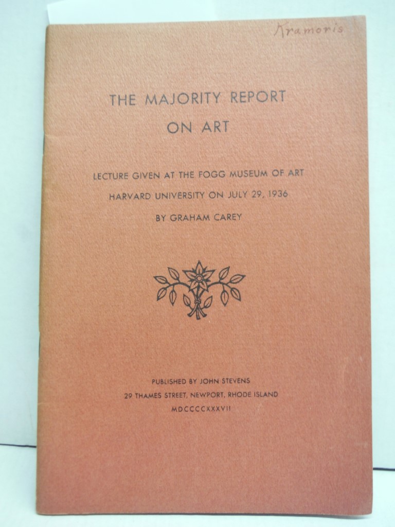 Image 0 of The majority report on art