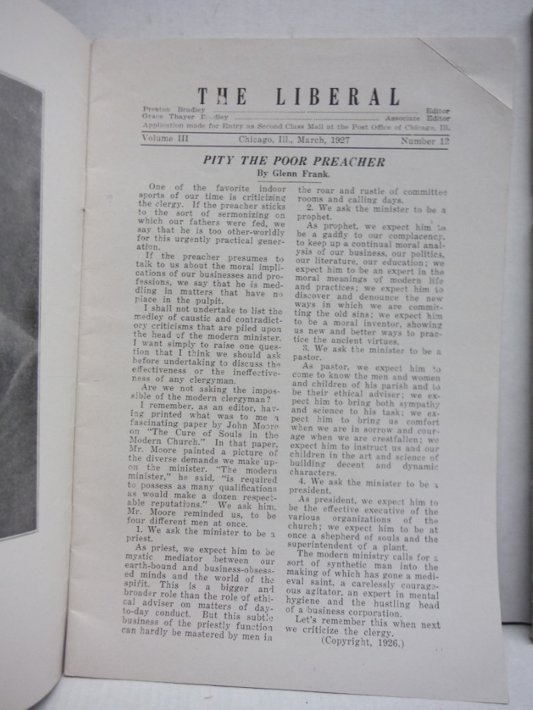 Image 1 of 2 PB of The Liberal. Vol. III, No 10 and 12
