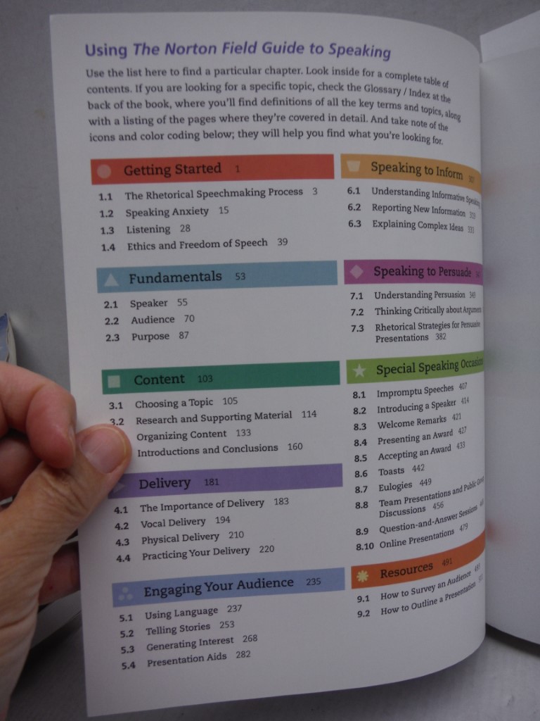 Image 2 of The Norton Field Guide to Speaking | Review Copy