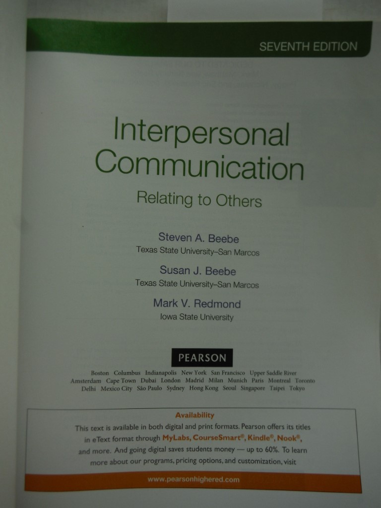 Image 2 of Interpersonal Communication: Relating to Others