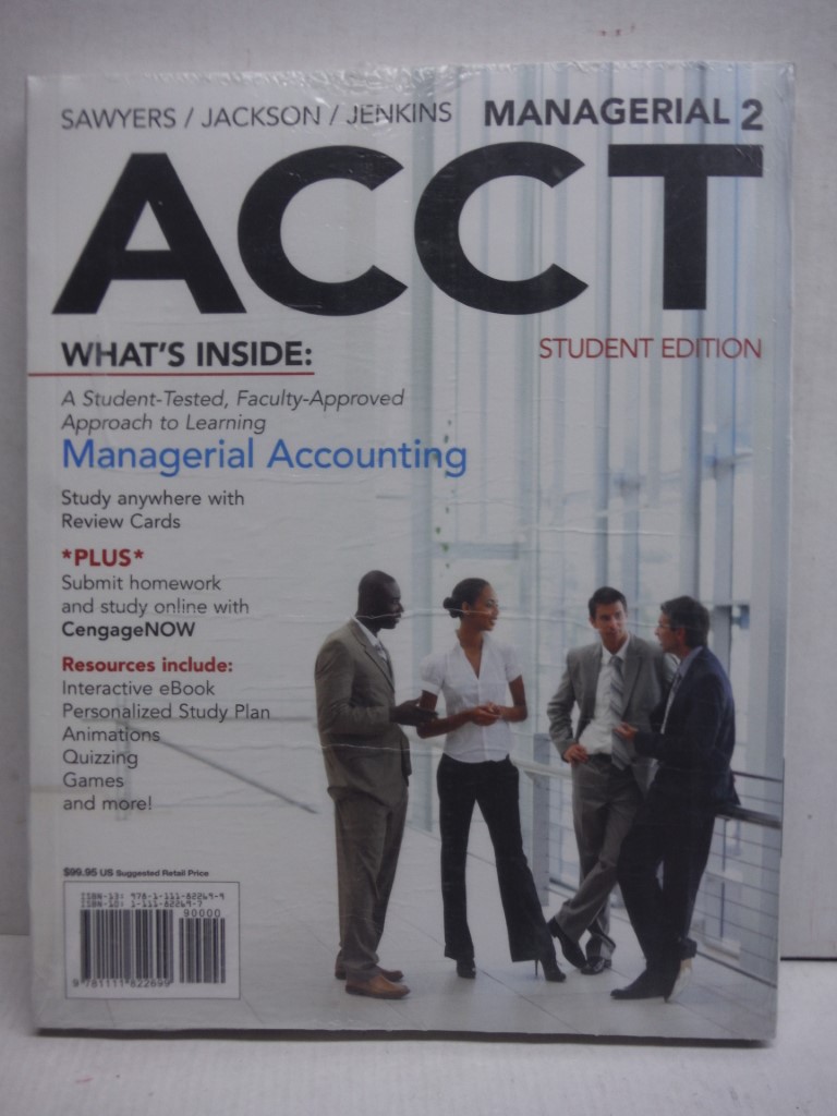 Managerial ACCT2 (with CengageNOW with eBook Printed Access Card)