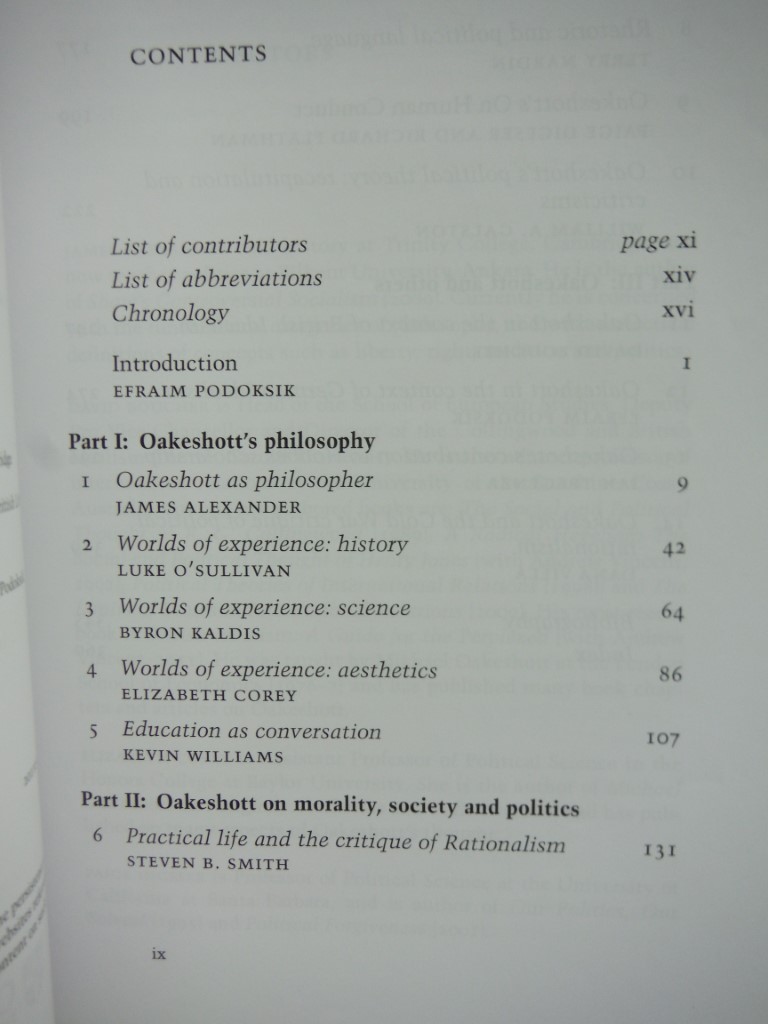 Image 1 of The Cambridge Companion to Oakeshott (Cambridge Companions to Philosophy)