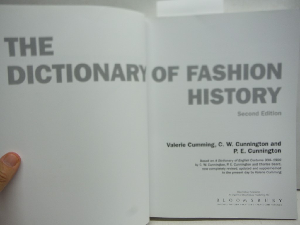 Image 1 of The Dictionary of Fashion History