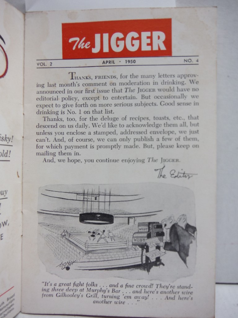 Image 1 of The Jigger Volume 2, No. 4 April 1950