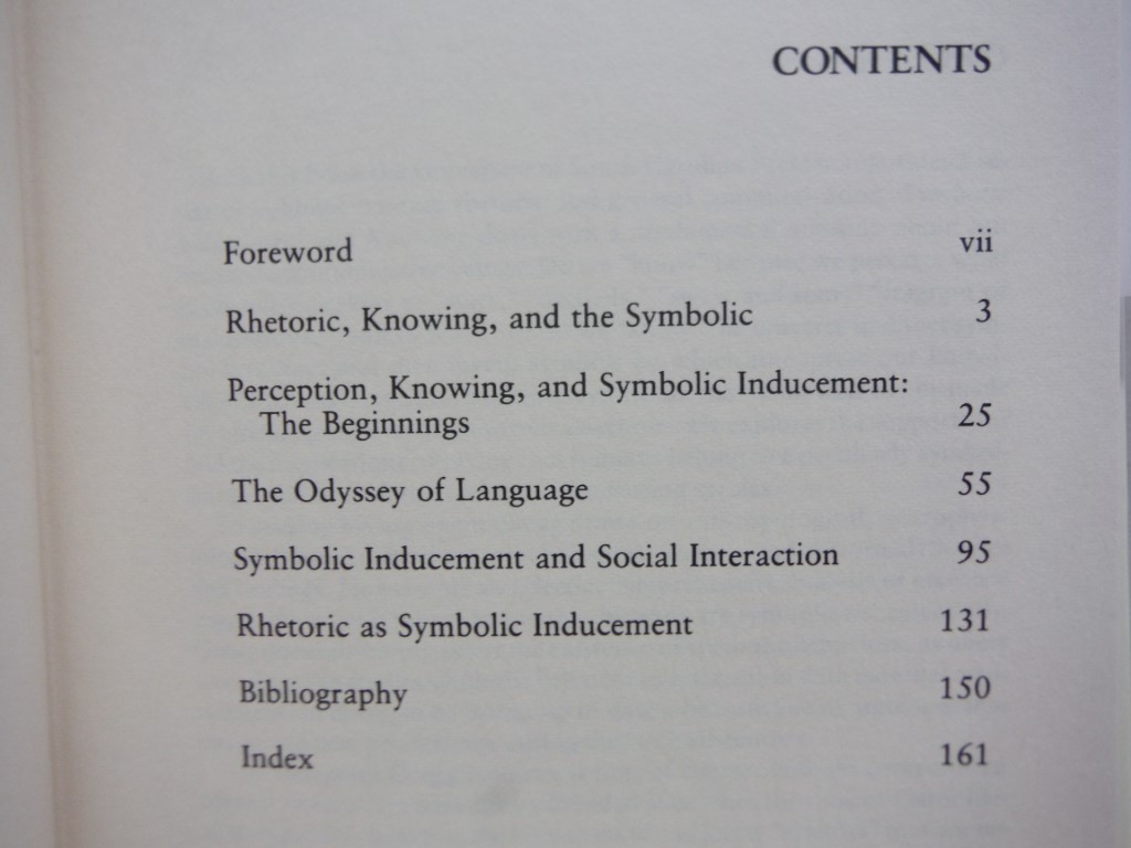 Image 2 of Symbolic Inducement and Knowing: A Study in the Foundations of Rhetoric (Studies