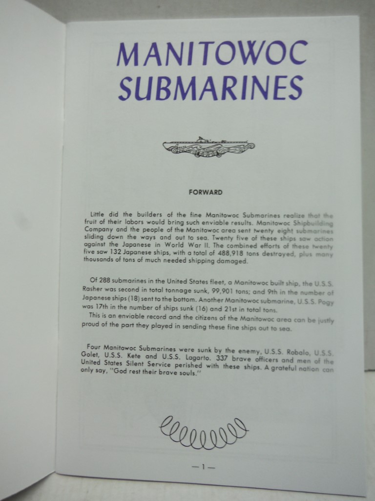 Image 1 of Manitowoc Submarines