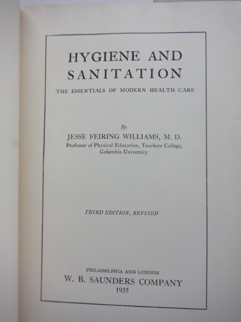 Image 1 of Hygiene and sanitation;: The essentials of modern health care,