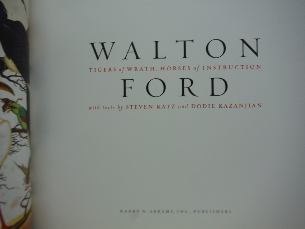Image 1 of Walton Ford: Tigers of Wrath, Horses of Instruction