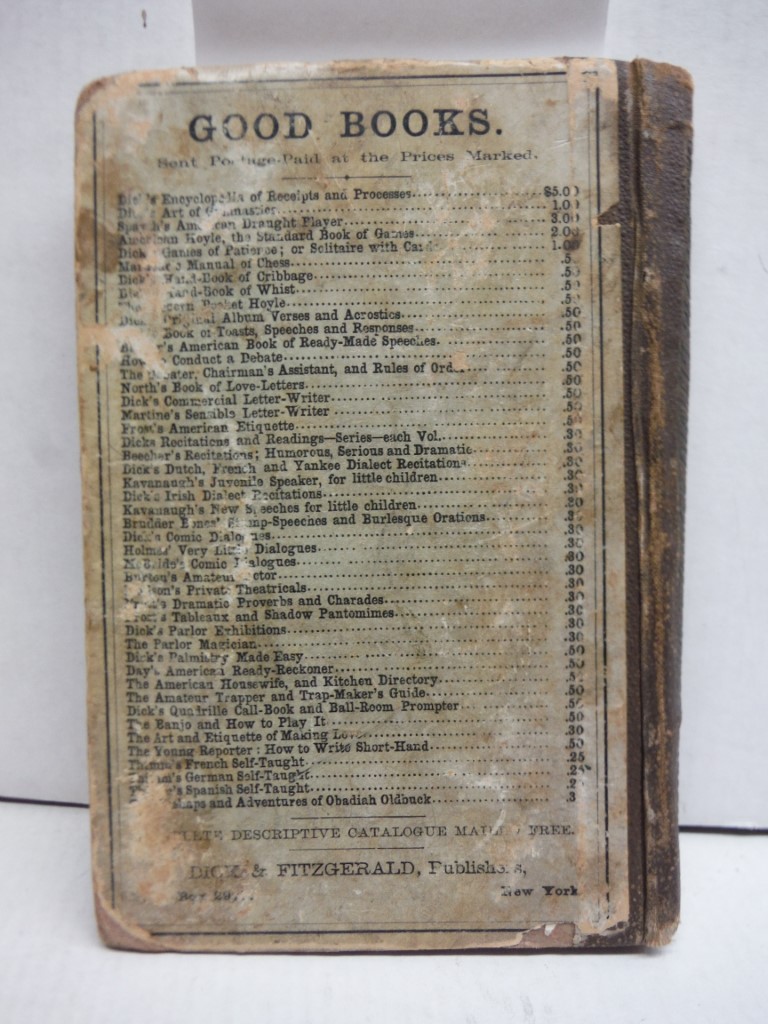Image 1 of Dick's Dutch, French and Yankee Dialect Recitations, a Collection of Droll Dutch