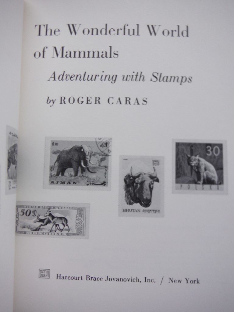 Image 1 of The Wonderful World of Mammals: Adventuring with Stamps,