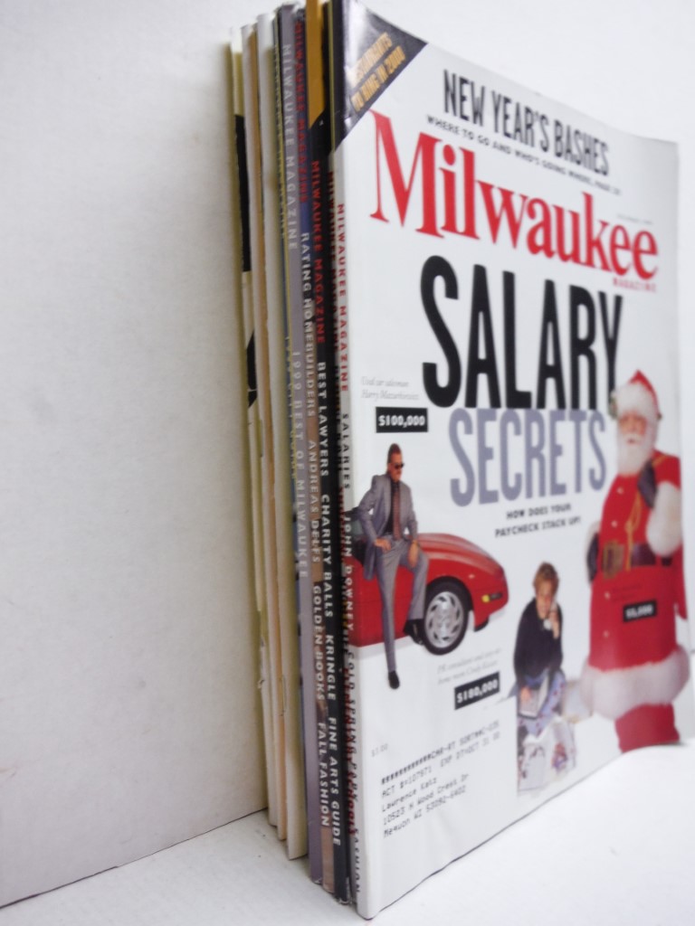Lot of 12 Milwaukee Magazines 1999, complete
