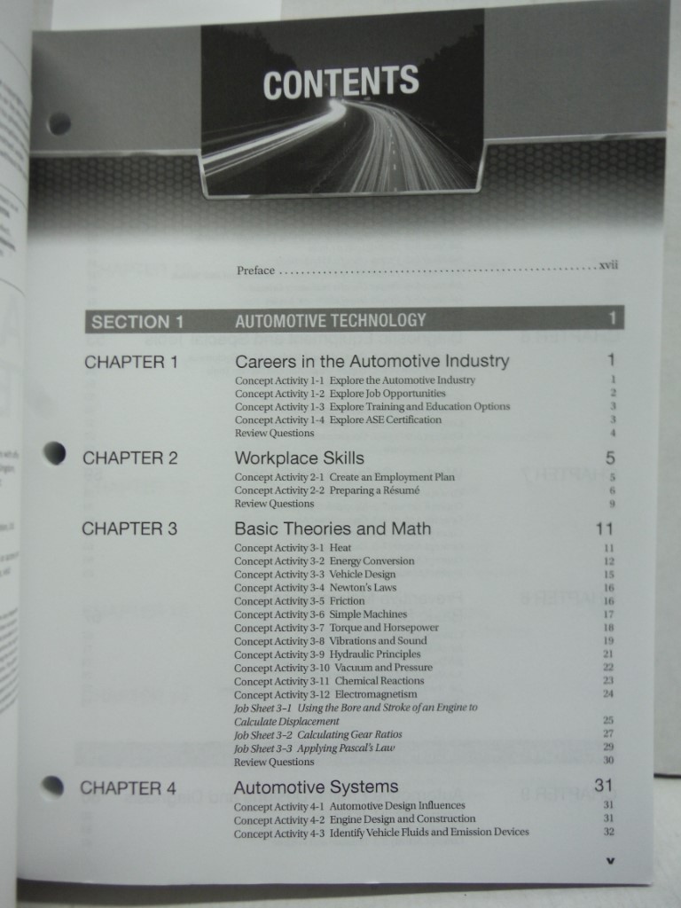 Image 1 of Tech Manual for Erjavec's Automotive Technology: A Systems Approach