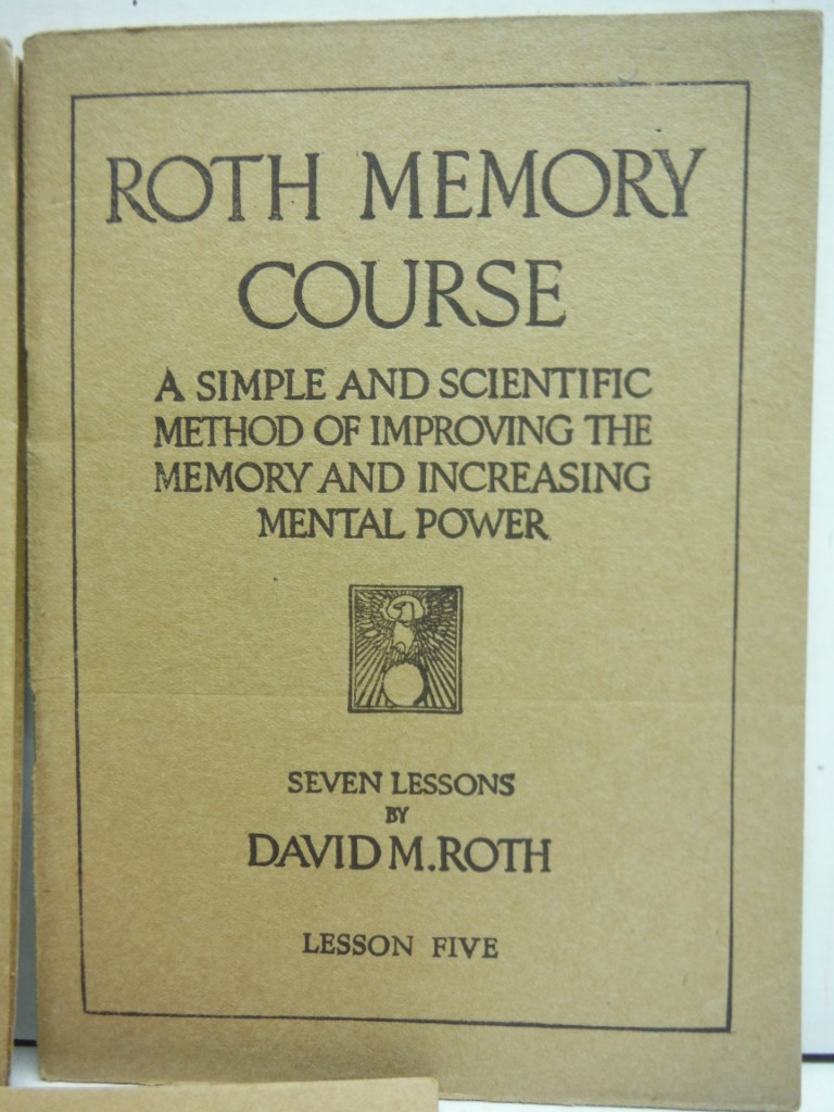 Image 1 of Roth Memory Course, lessons 3 through 7