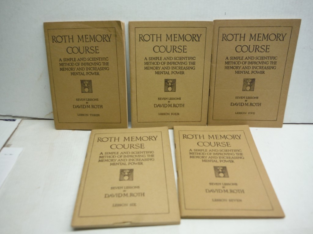 Roth Memory Course, lessons 3 through 7